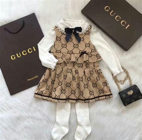 gucci clothing girls|Gucci baby clothes for girls.